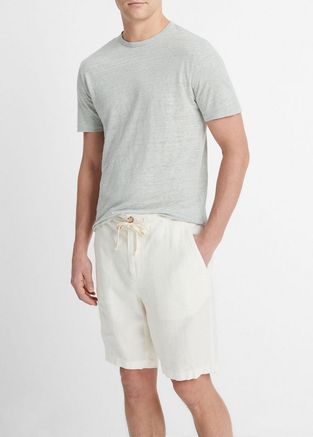 Mens Hemp Drawstring Short, Dried Cactus, Size L Vince Product Image