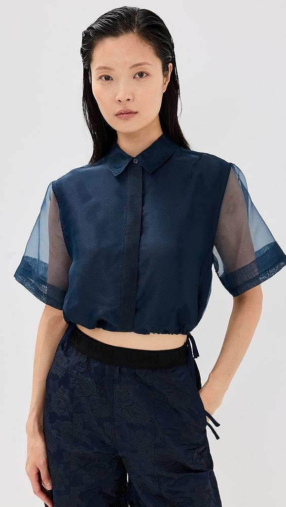 SIMKHAI Ryett Crop Shirt | Shopbop Product Image