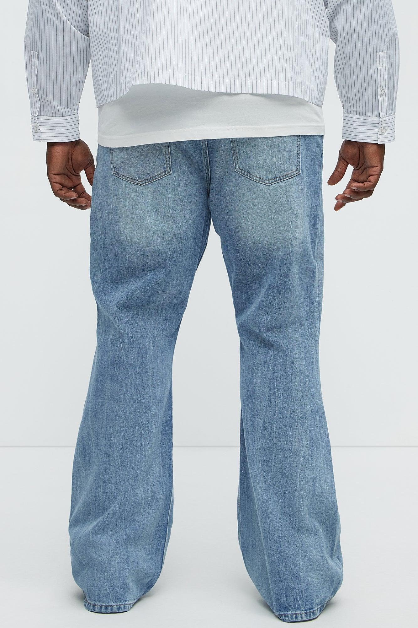 Stacked Slim Flare Make You Look Jeans - Medium Blue Wash Product Image