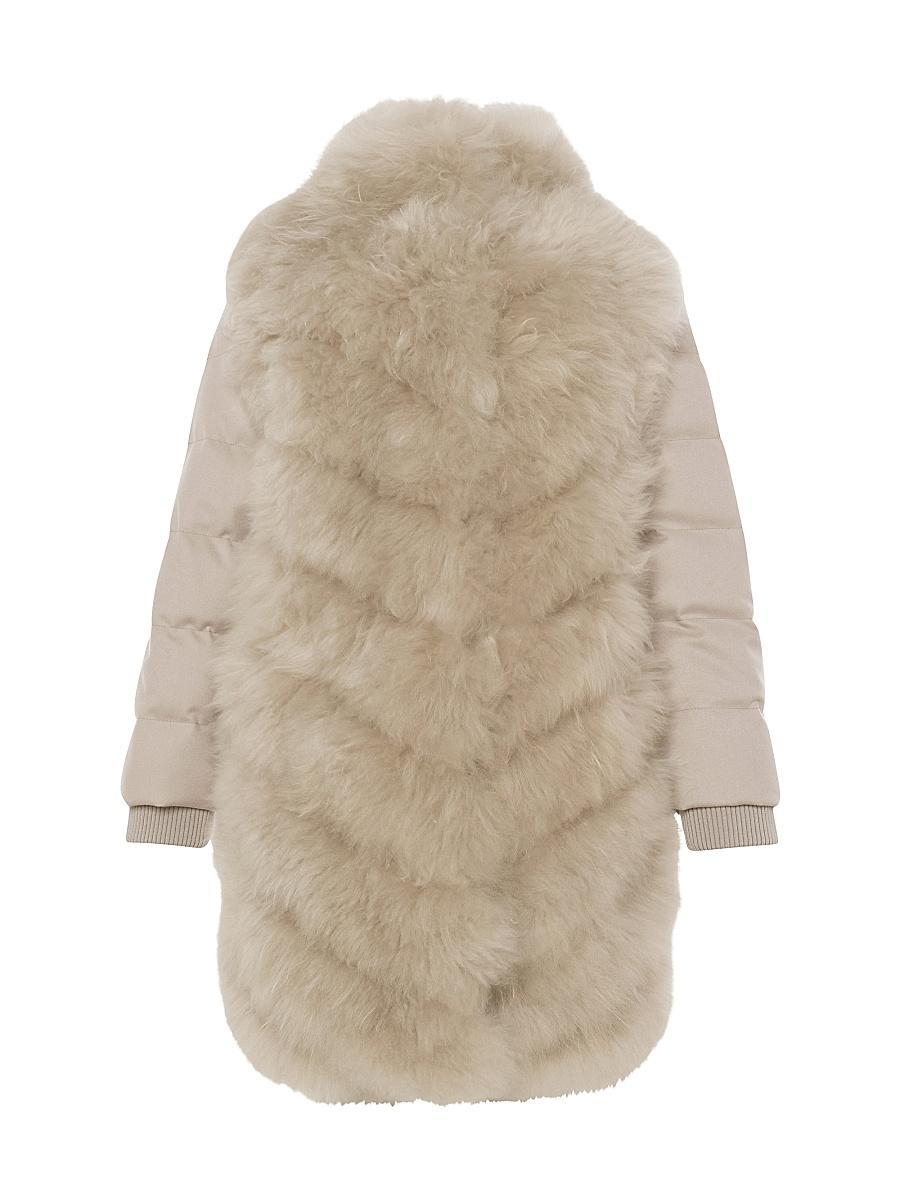 Womens Select Cashmere Goat Diagonal Stroller with Loro Piana Cashmere Sleeves and Back Product Image