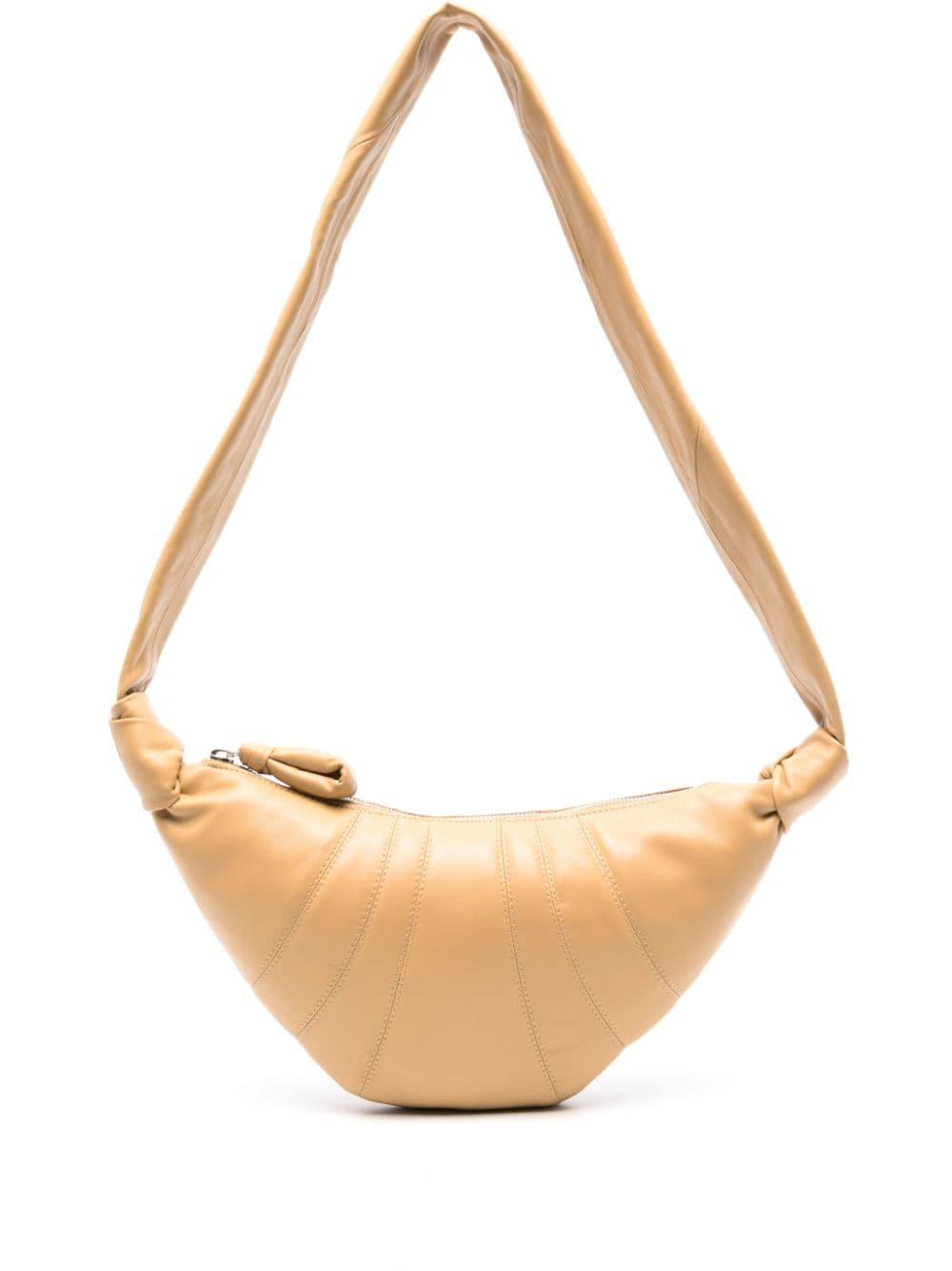 LEMAIRE Small Croissant Shoulder Bag In Beige Product Image