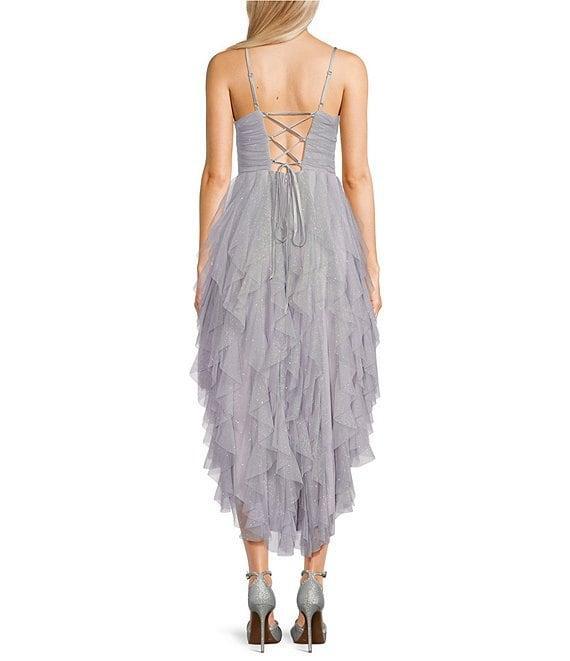 Pear Culture Sleeveless CrumCatcher Hi-Lo Dress Product Image