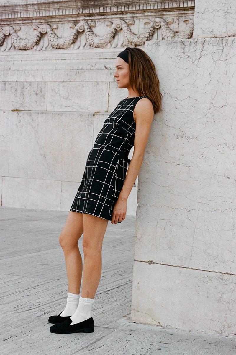 Dalicenca Skirt Letizia Check Black - Final Sale Product Image