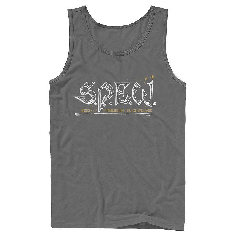 Men's Harry Potter S.P.E.W. Sketched Logo Tank Top, Size: XL, Grey Product Image