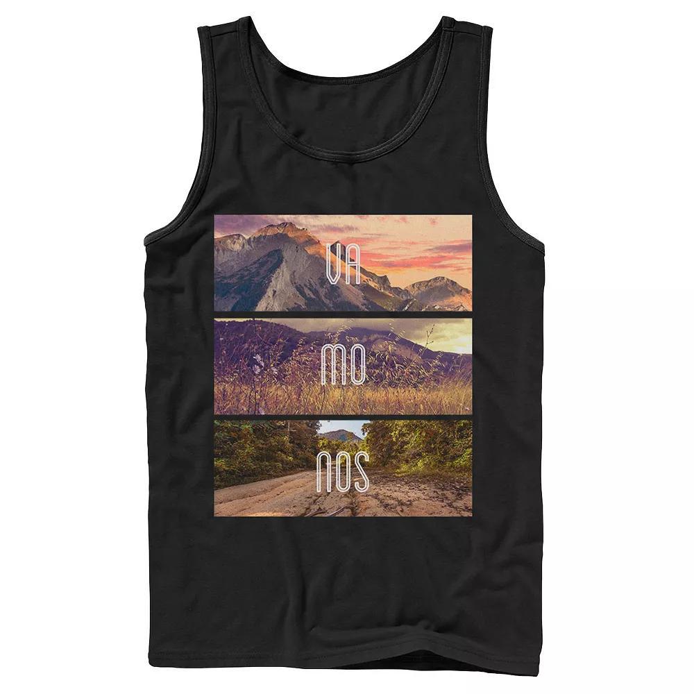 Men's Gonzales Vamonos Lanscape Portrait Stack Tank Top, Size: XL, Black Product Image