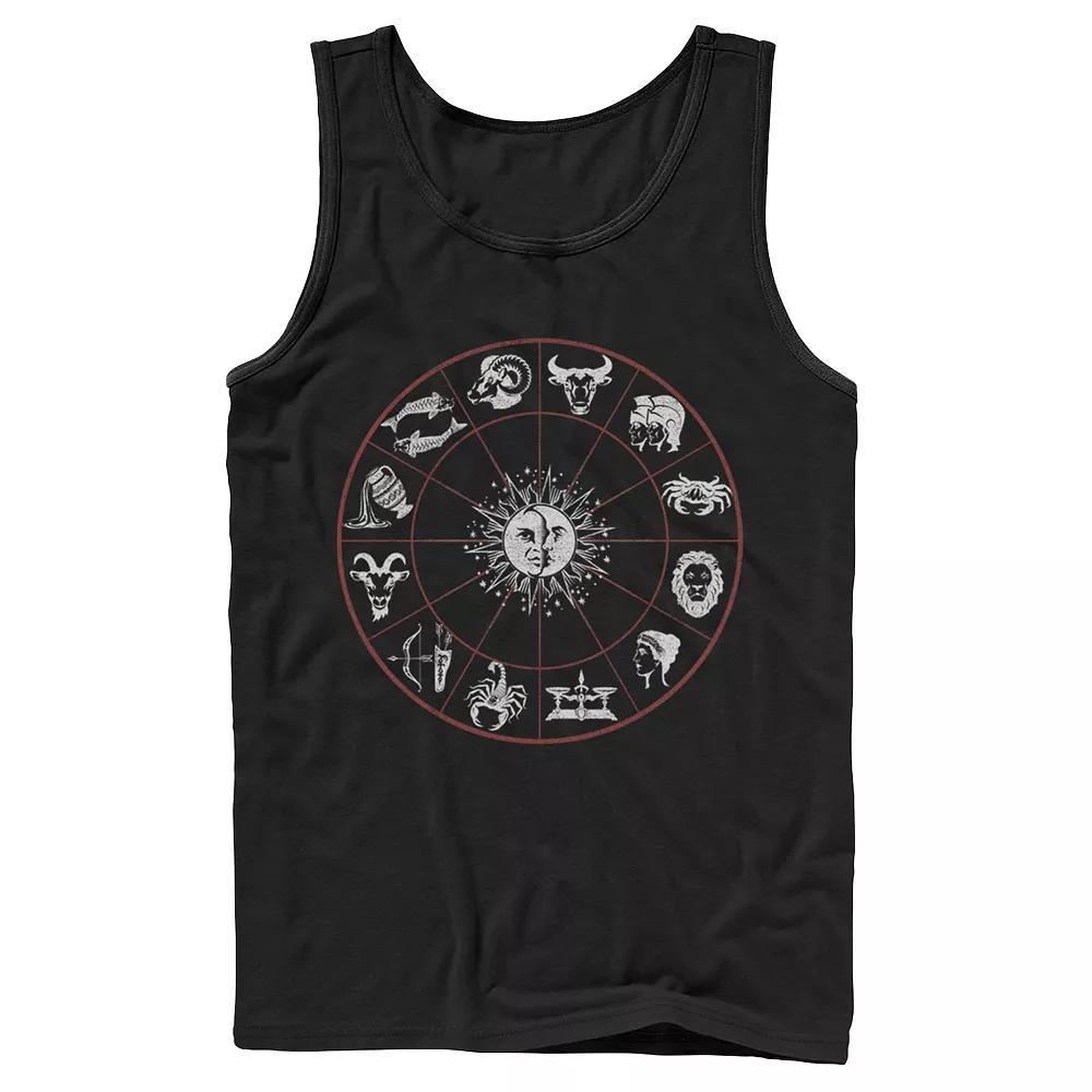 Men's Fifth Sun Celestial Wheel Stamp Tank Top, Size: XL, Black Product Image