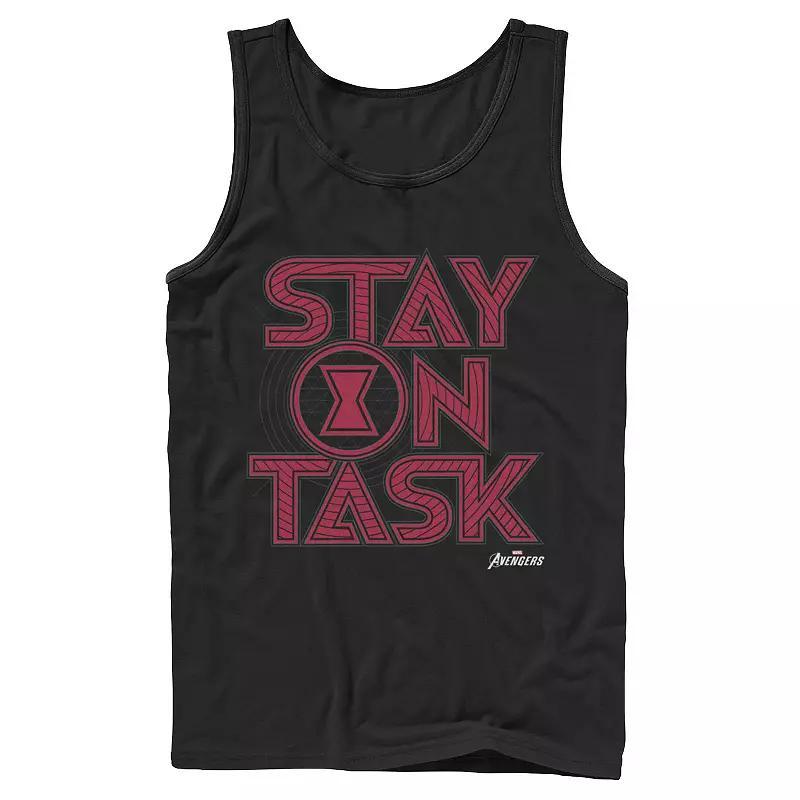 Mens Marvel Widow Stay On Task Graphic Tank Product Image