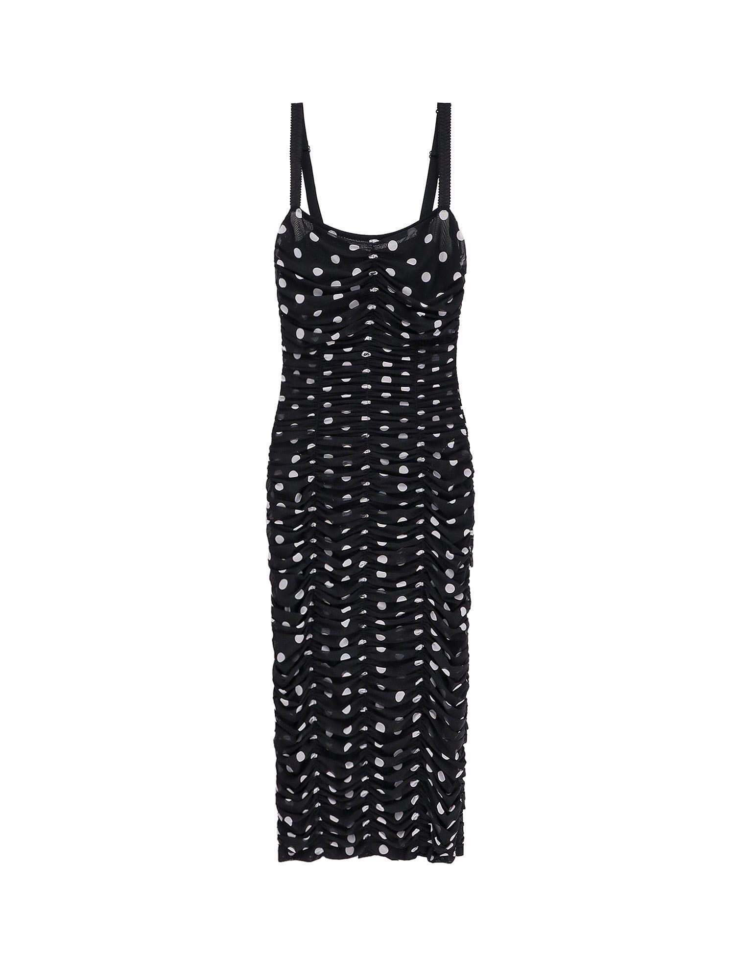 DOLCE & GABBANA Women Abito Mambo Italiano In Black Product Image