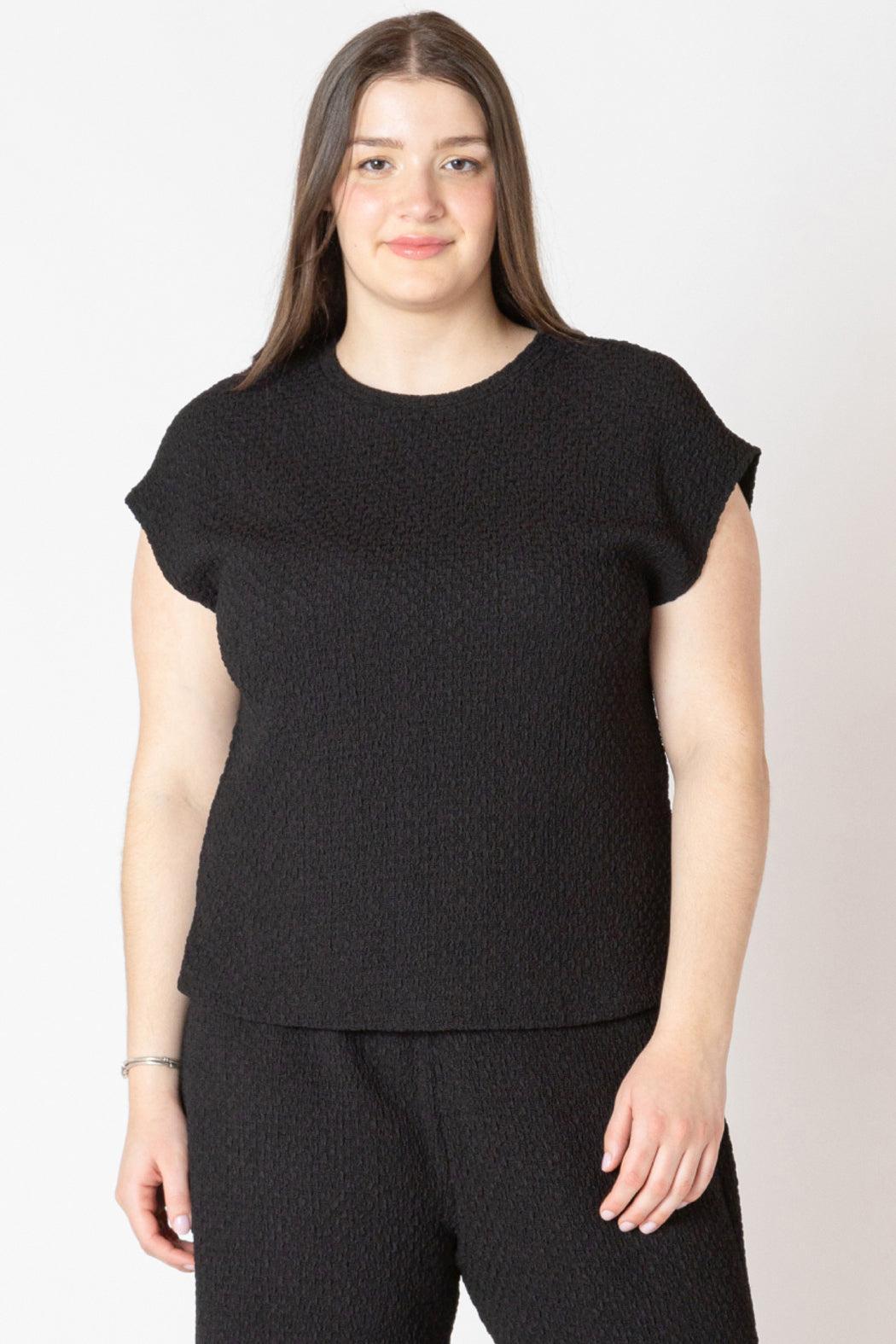 Drop Shoulder Textured Top Product Image