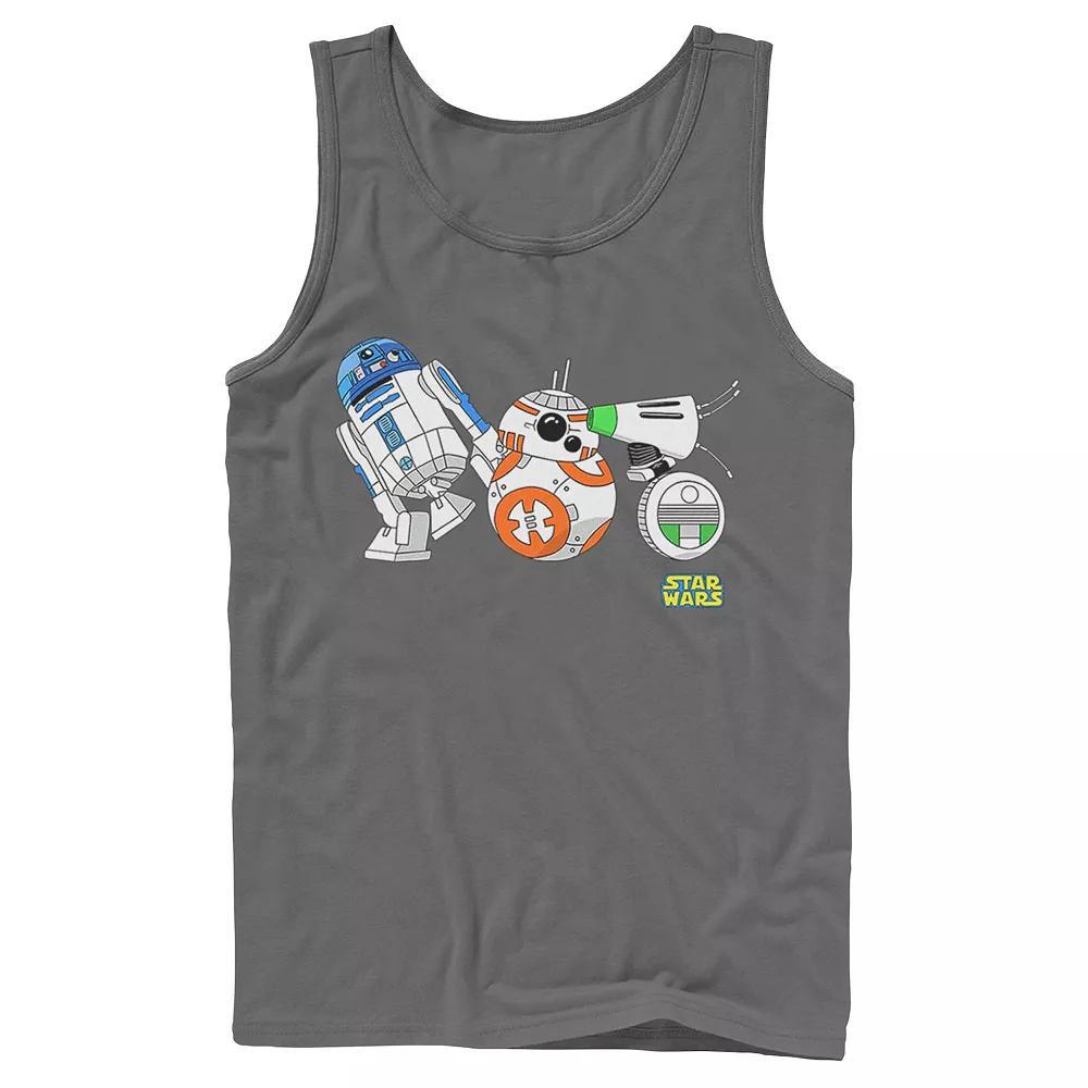 Men's Star Wars The Rise of Skywalker Droid Party Tank Top, Size: XL, Grey Product Image