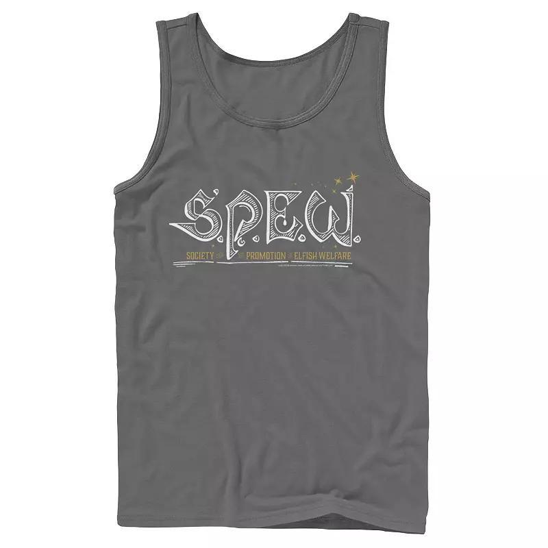 Men's Harry Potter S.P.E.W. Sketched Logo Tank Top, Size: XL, Grey Product Image