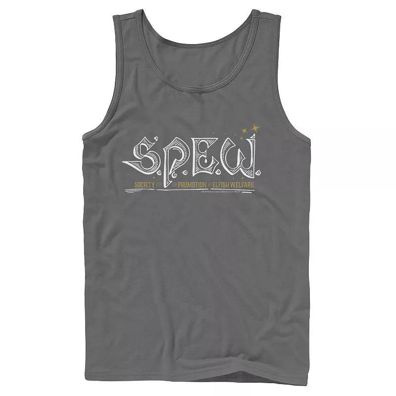 Men's Harry Potter S.P.E.W. Sketched Logo Tank Top, Size: XL, Grey Product Image