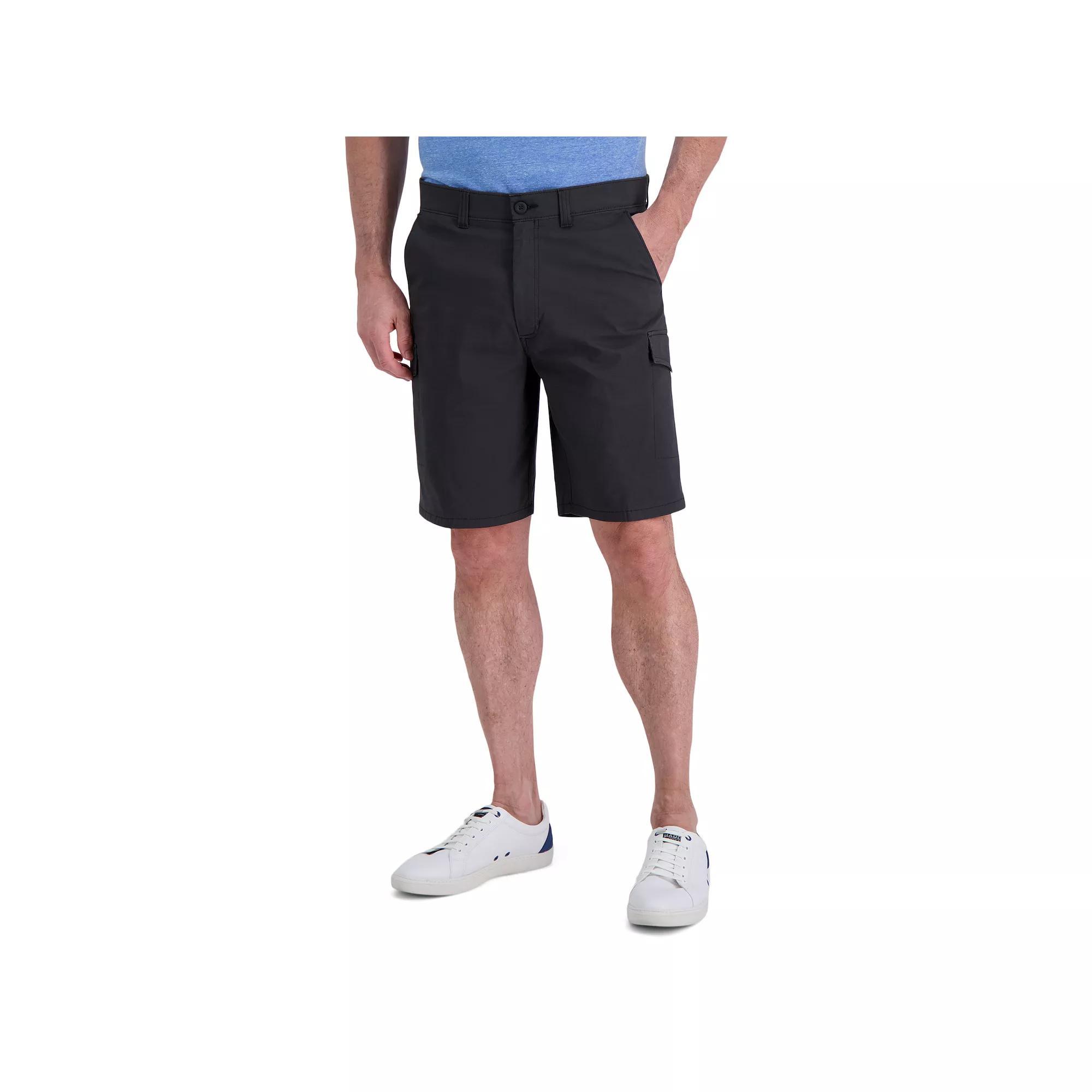 Big & Tall Haggar The Active SeriesStraight-Leg Flat-Front Trek Cargo Shorts, Mens Product Image