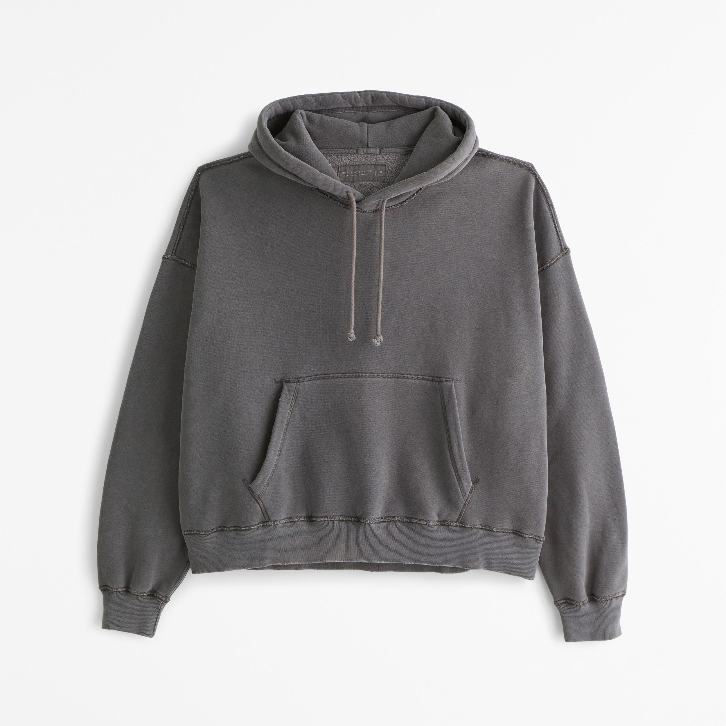 Essential Cropped Popover Hoodie Product Image