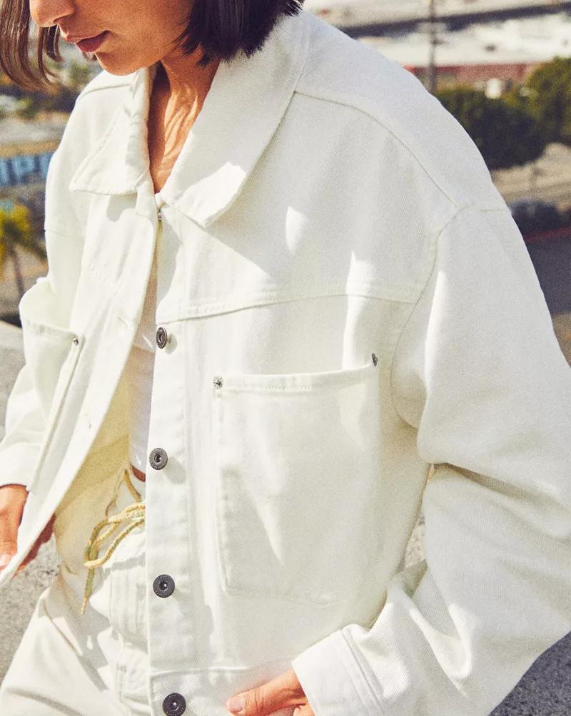 Raynes Crop Trucker Jacket Product Image