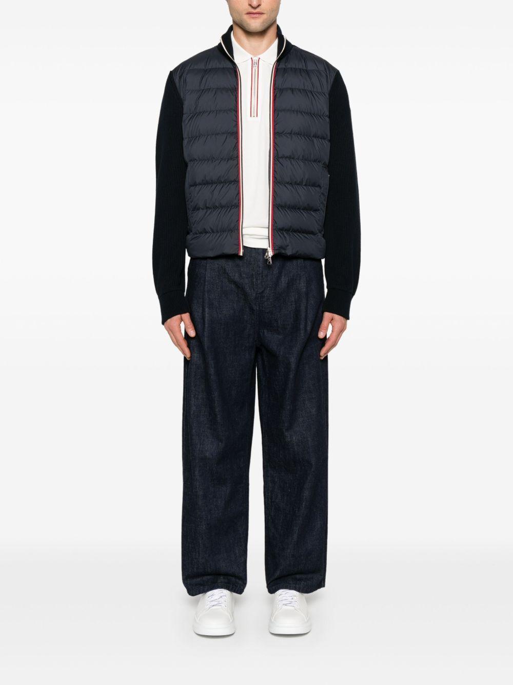 padded-panels cardigan Product Image