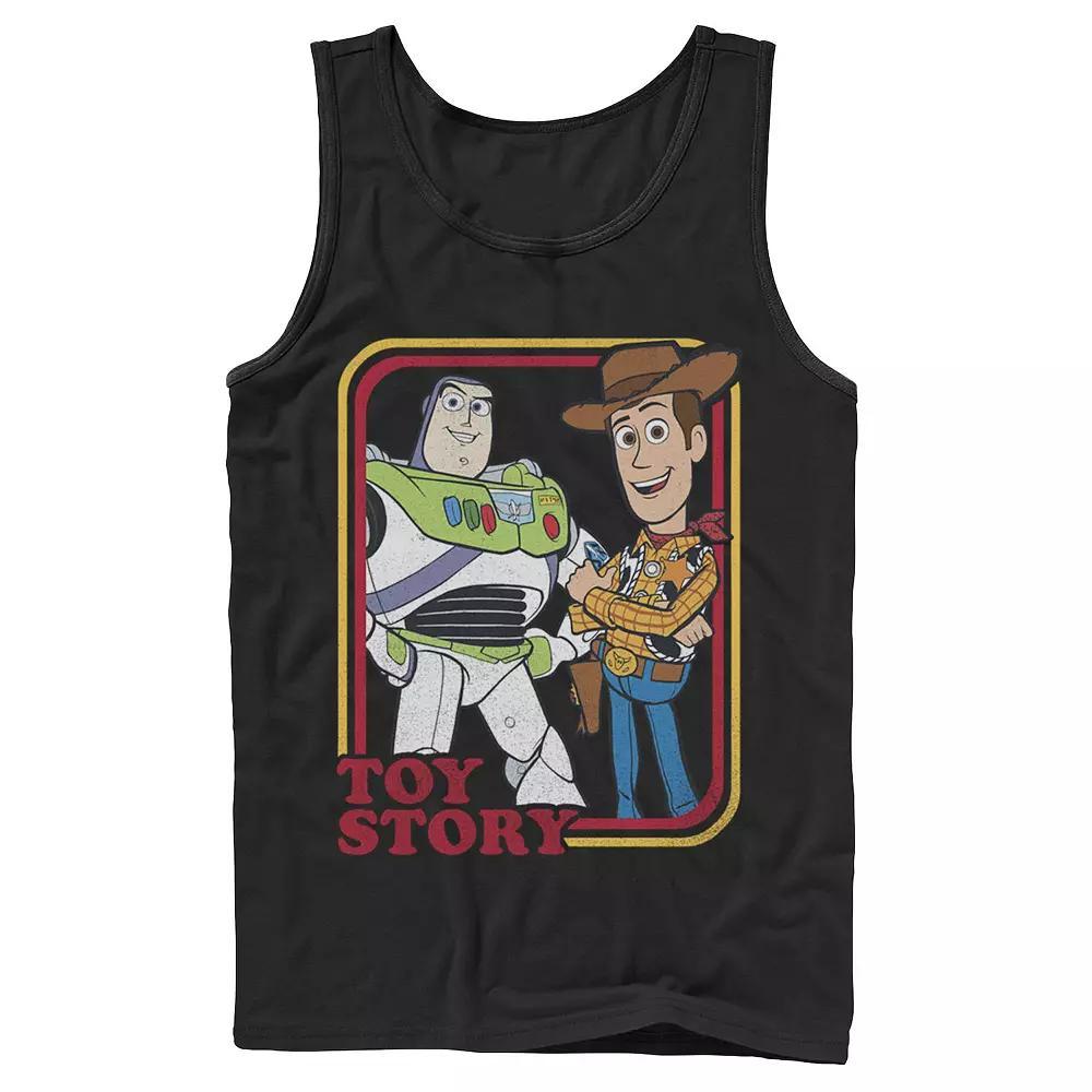 Disney / Pixar's Toy Story Buzz Lightyear Woody Men's Buds Tank Top, Size: XL, Black Product Image