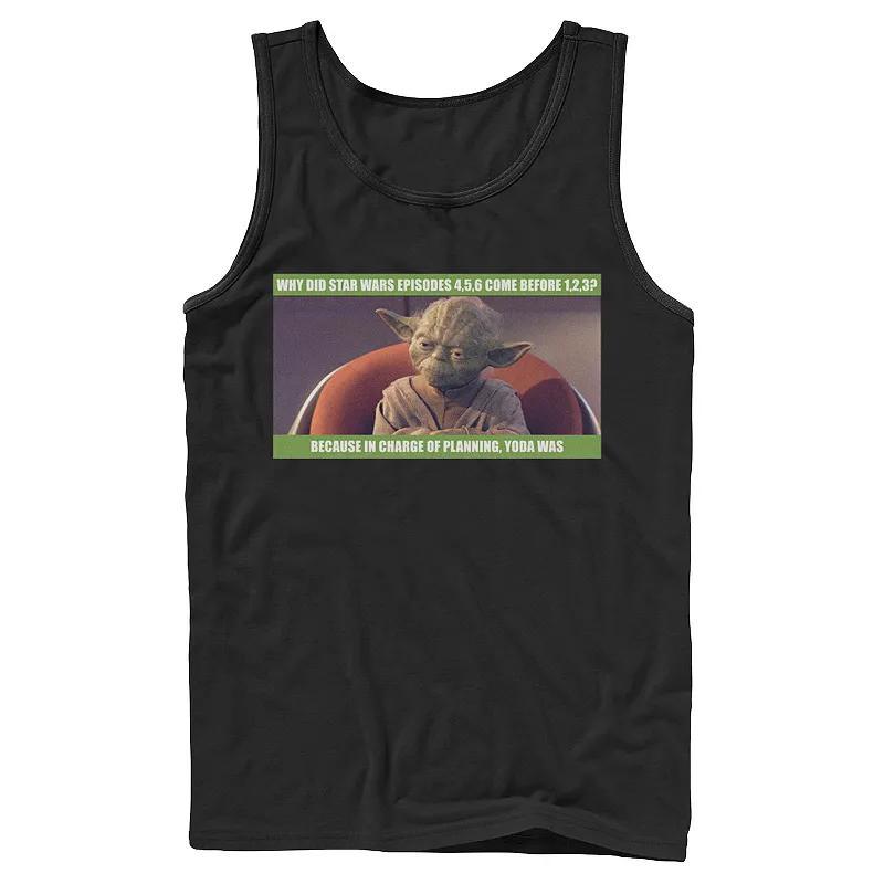 Men's Jurassic Park Tilted Retro Grid Logo Tank Top, Size: Small, Blue Product Image