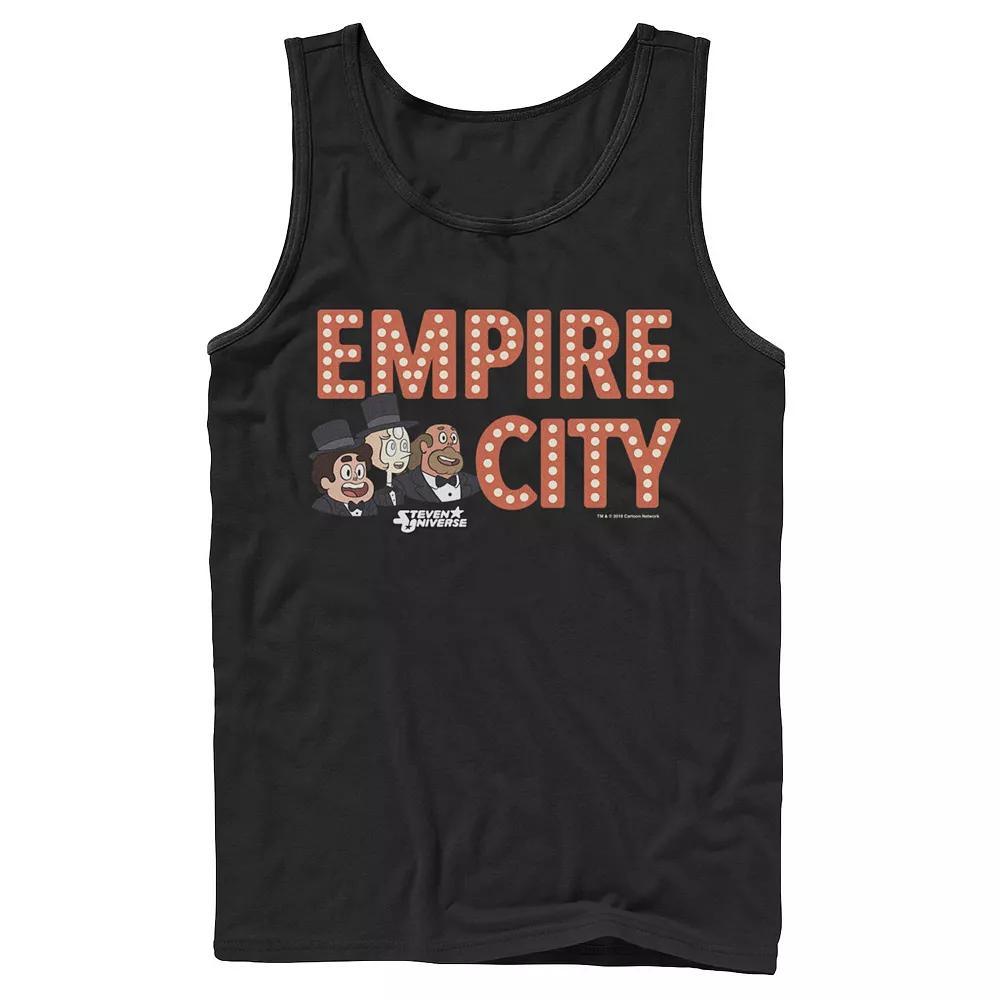 Men's CN Steven Universe Empire City Graphic Tank Top, Size: Large, Black Product Image