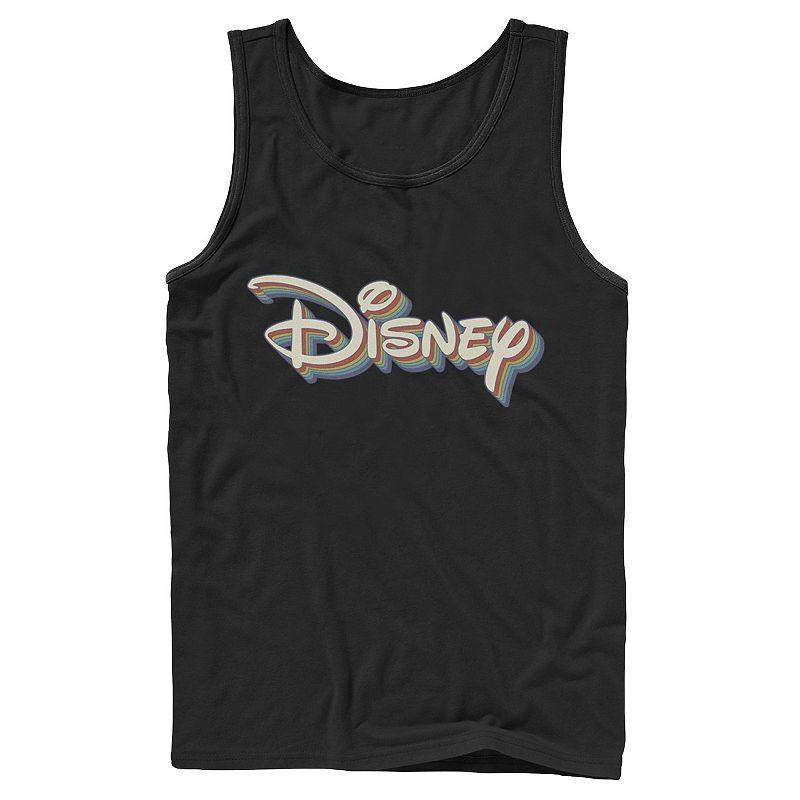 Men's Mountain Line Art Circle Logo Tank Top, Size: Large, Black Product Image