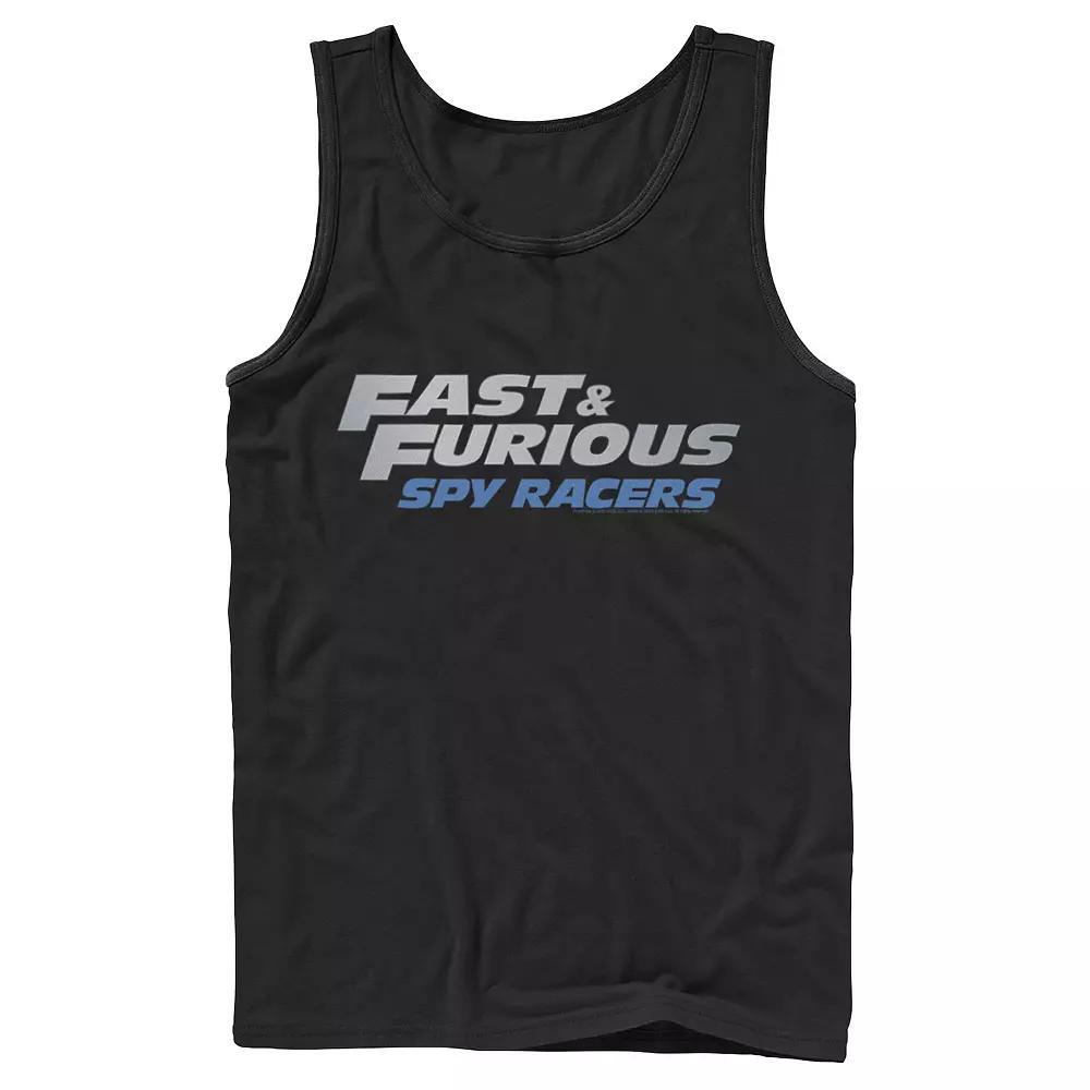 Men's Fast & Furious: Spy Racers Simple Logo Tank Top, Boy's, Size: Large, Black Product Image