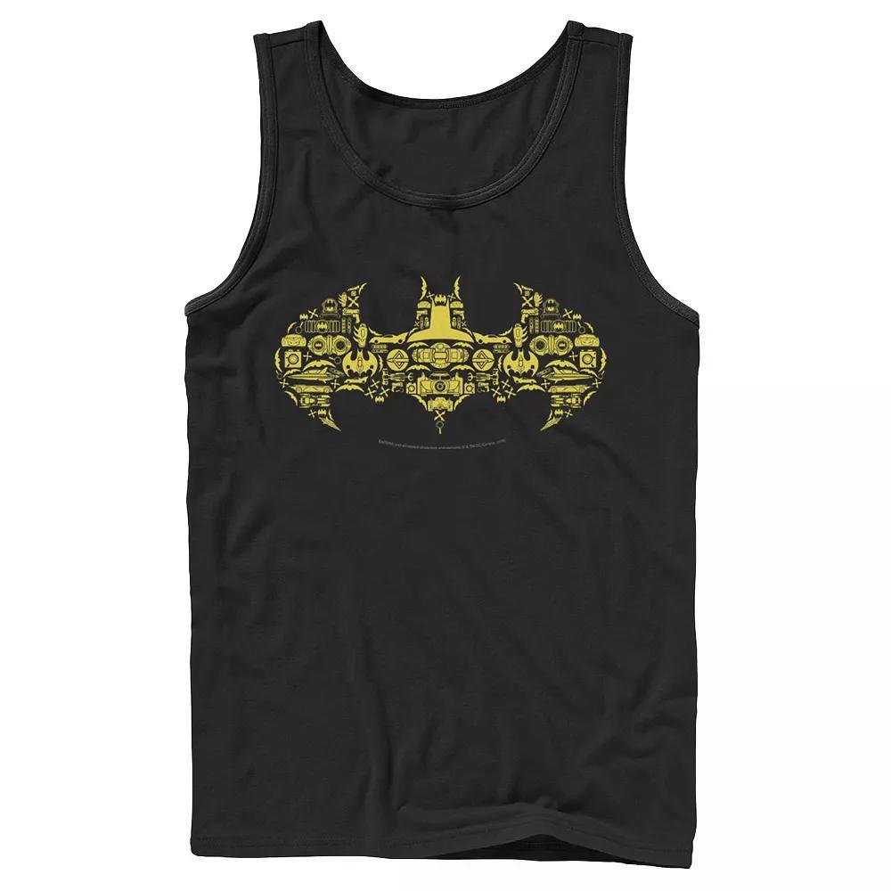 Men's Harry Potter Hufflepuff House Simple Text Tank Top, Size: XL, Black Product Image