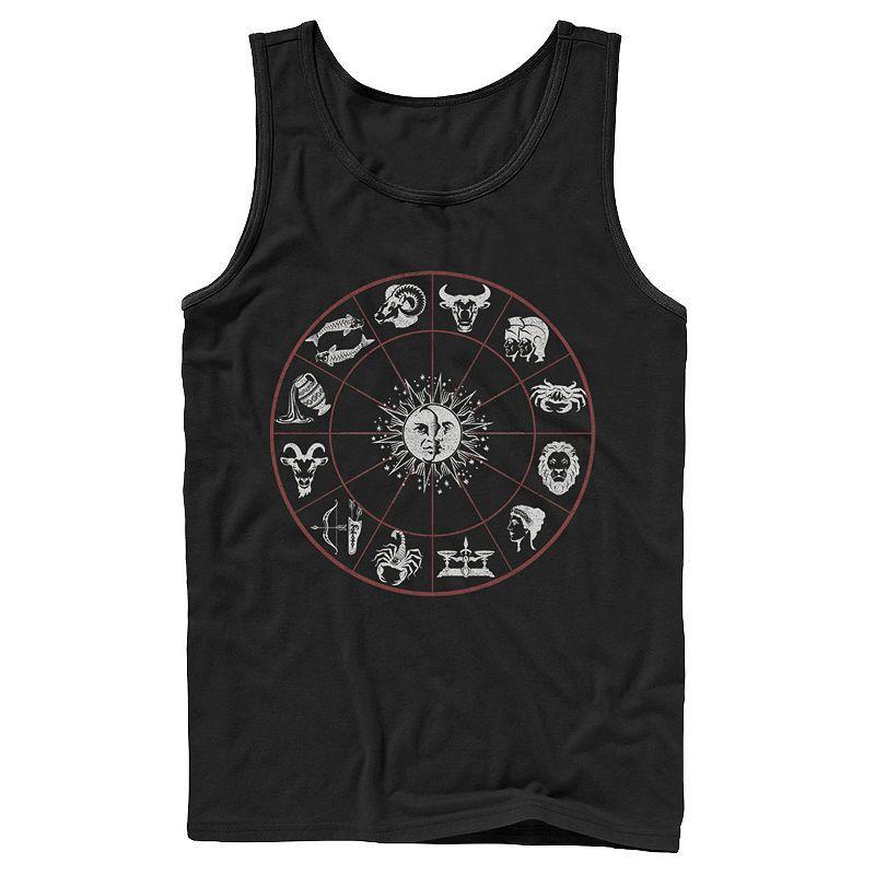 Men's Fifth Sun Celestial Wheel Stamp Tank Top, Size: XL, Black Product Image