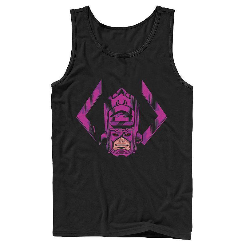 Men's Marvel Fantastic Four Galactus Dark Big Face Tank Top, Size: Large, Black Product Image