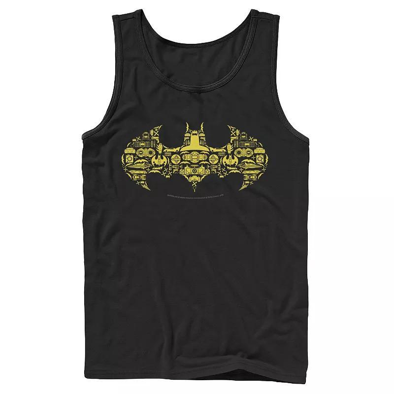 Men's Harry Potter Hufflepuff House Simple Text Tank Top, Size: XL, Black Product Image