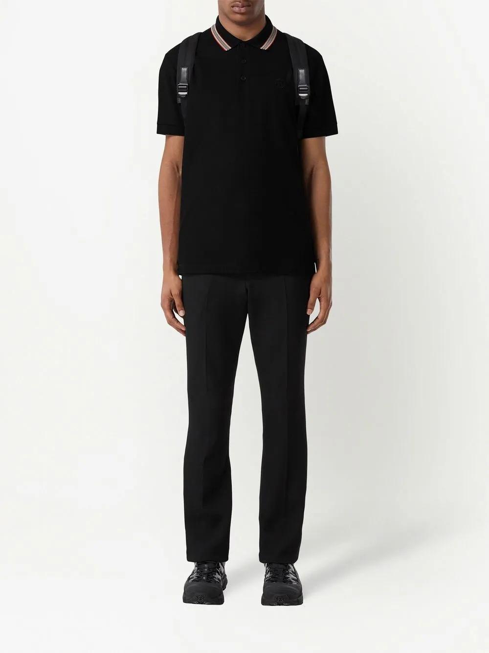 Icon Stripe cotton polo shirt Product Image