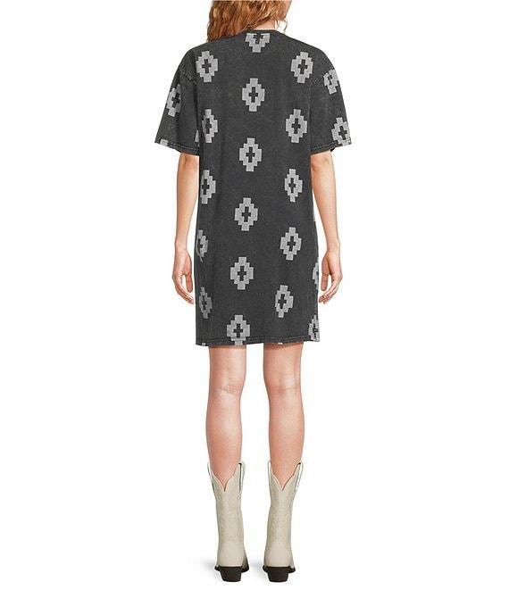 Ariat Isela Short Sleeve Crew Neckline Shift Tee Dress Product Image