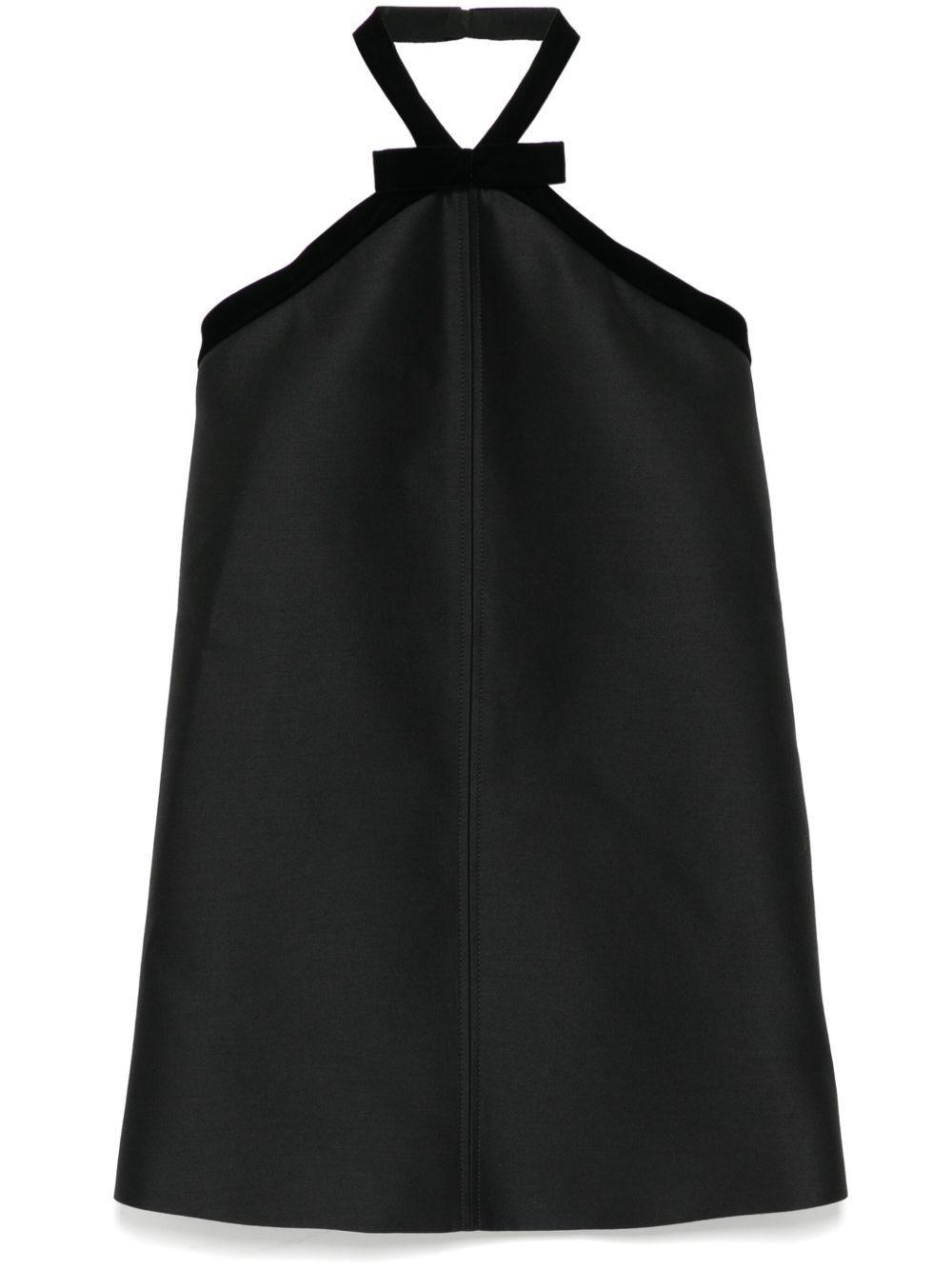 TOM FORD Bow Detail Mini Dress In Black Product Image