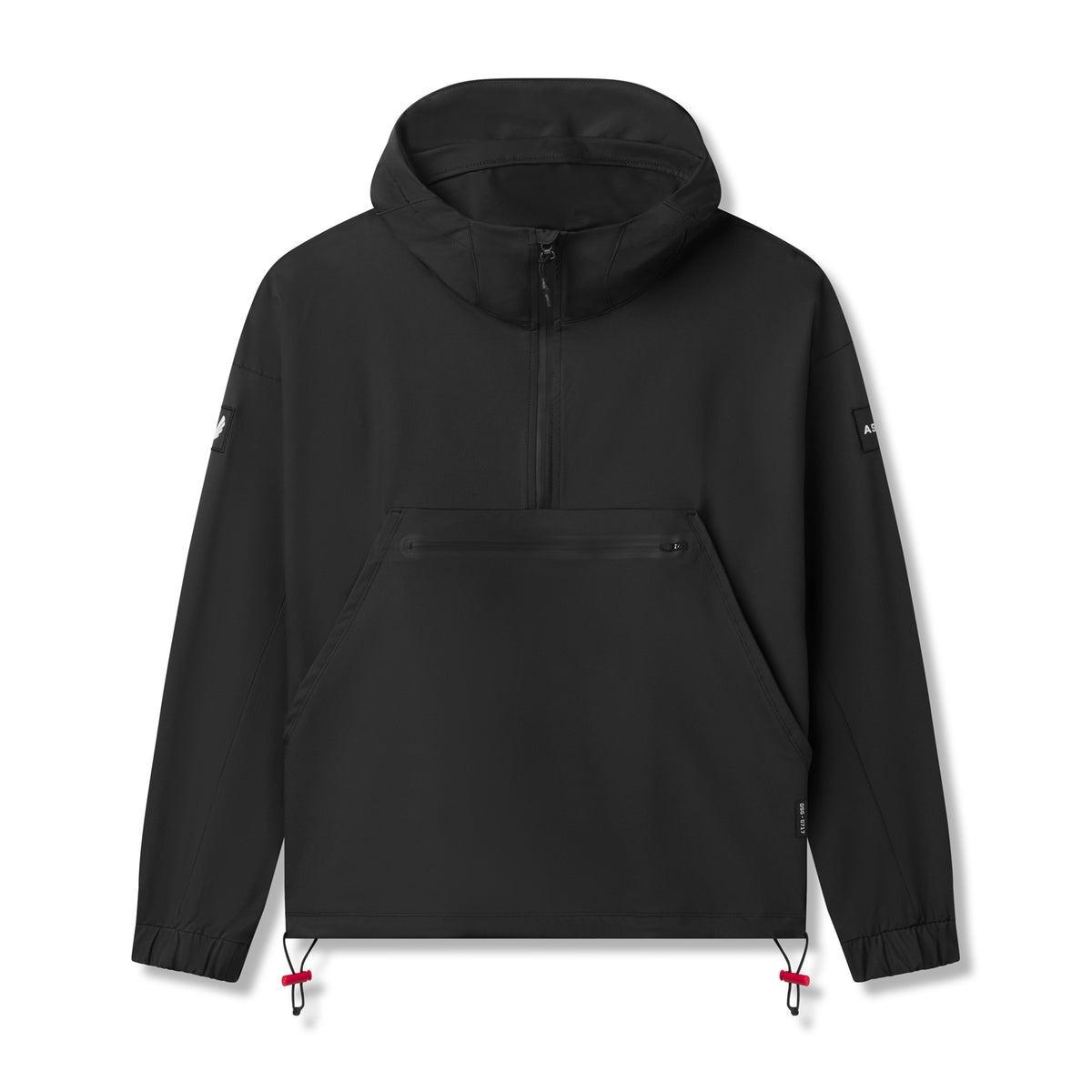 0717. Weather-Ready Anorak Jacket - Black "Patch" Product Image