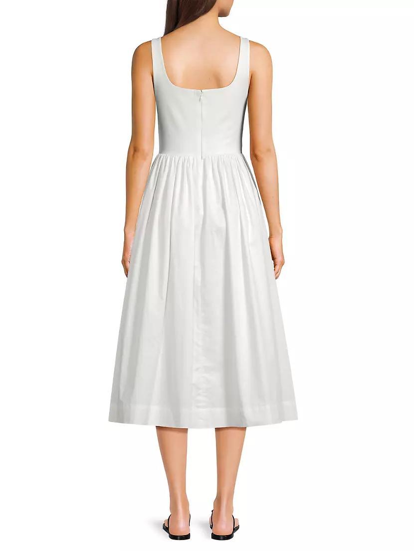 Margot Squareneck Midi-Dress Product Image