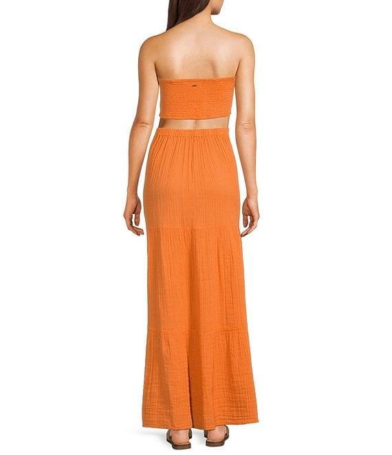 Rip Curl Premium Surf Strapless Open Back Maxi Dress Product Image