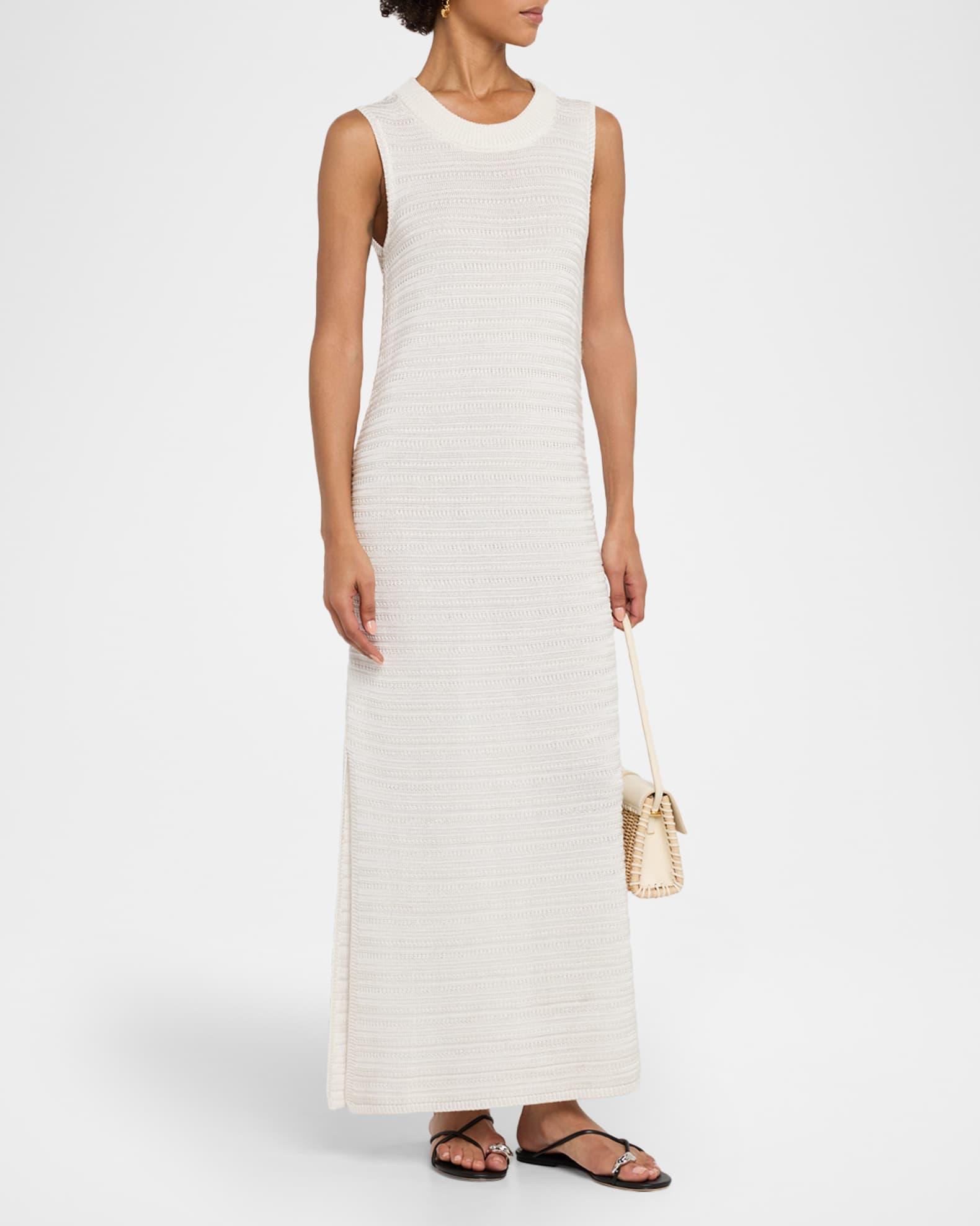 Isla Sleeveless Textured Knit Maxi Dress Product Image