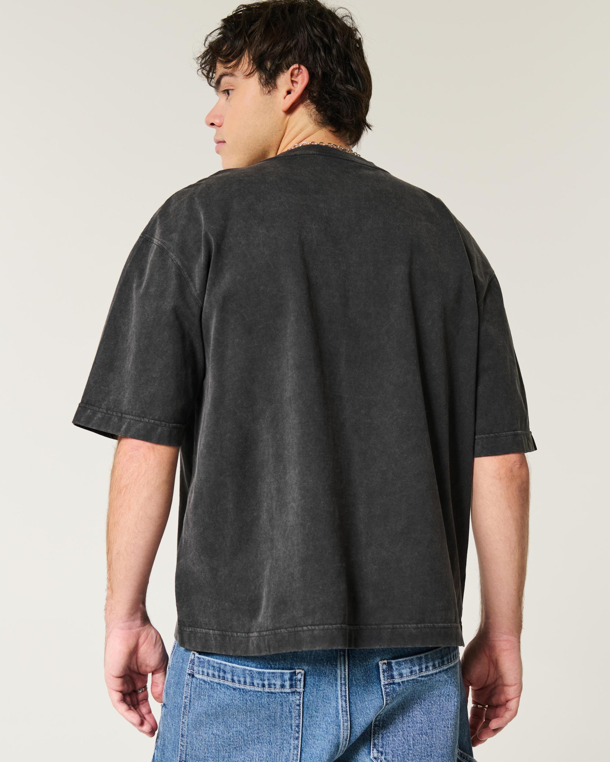 Boxy Heavyweight Crop Crew T-Shirt Product Image