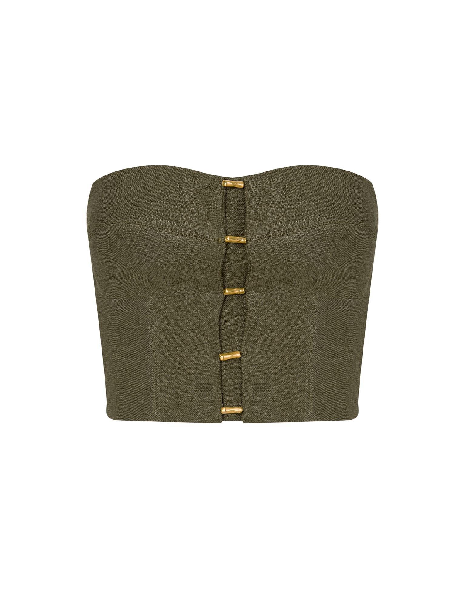 Calla Mini Skirt - Evergreen Product Image