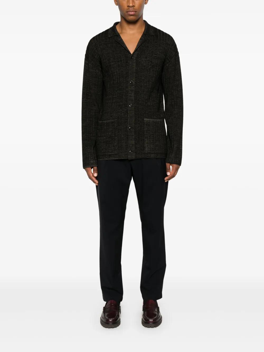 HERNO Pleat-detail Trousers In Blue Product Image