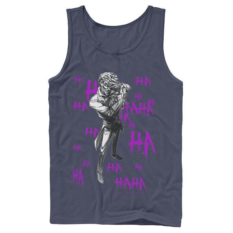 Men's DC Comics Joker HAHAHA Portrait Tank Top, Size: Large, White Product Image