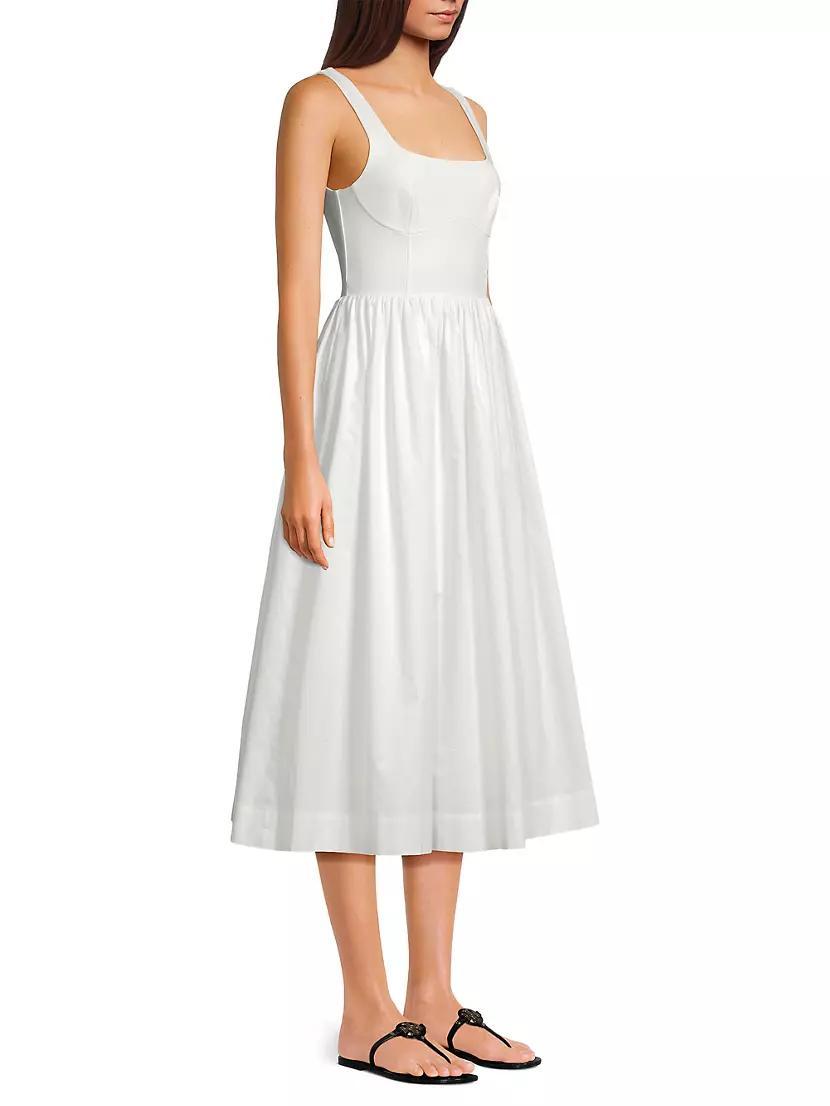 Margot Squareneck Midi-Dress Product Image