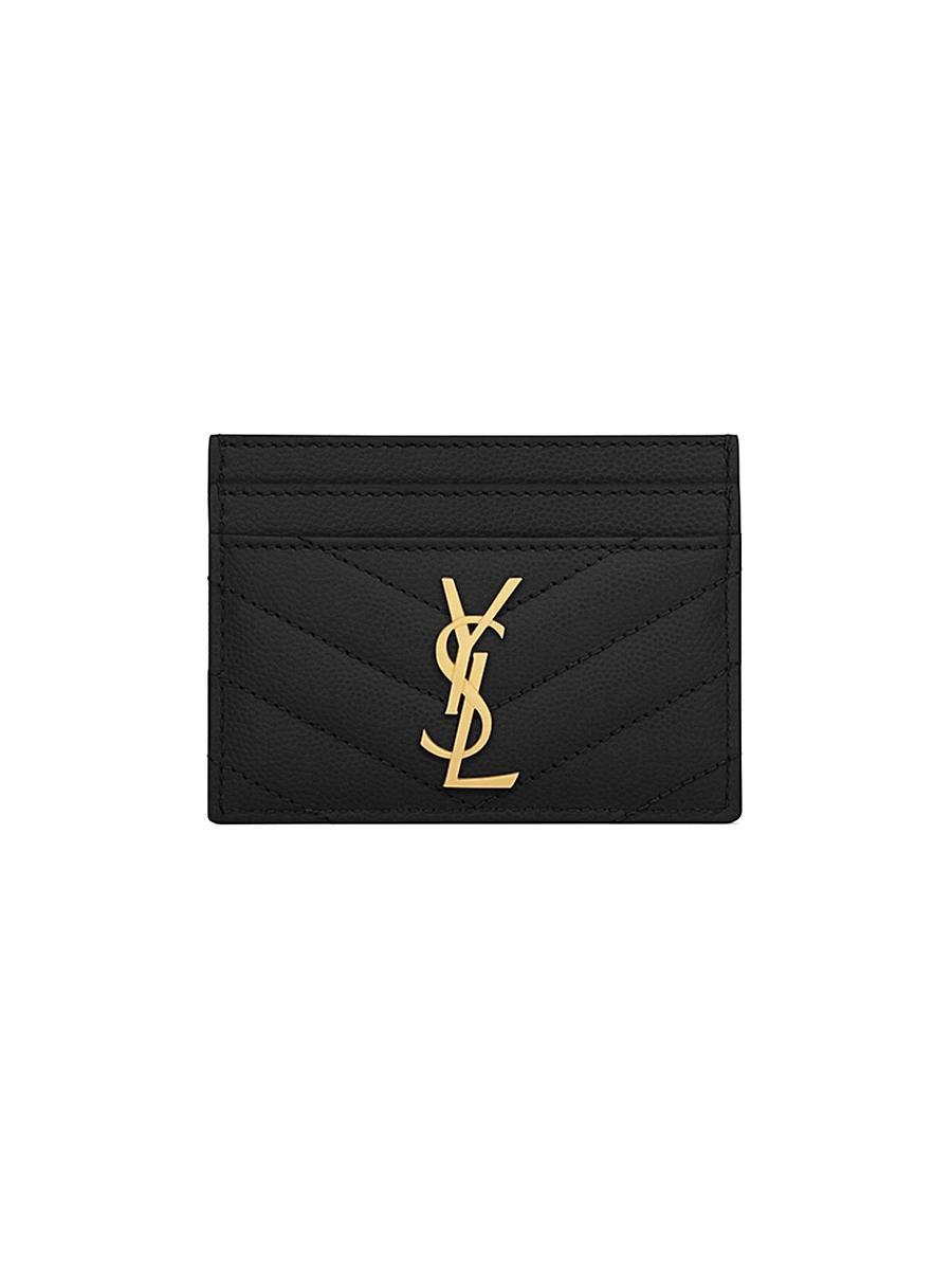Saint Laurent Cassandre Matelasse Card Case Product Image
