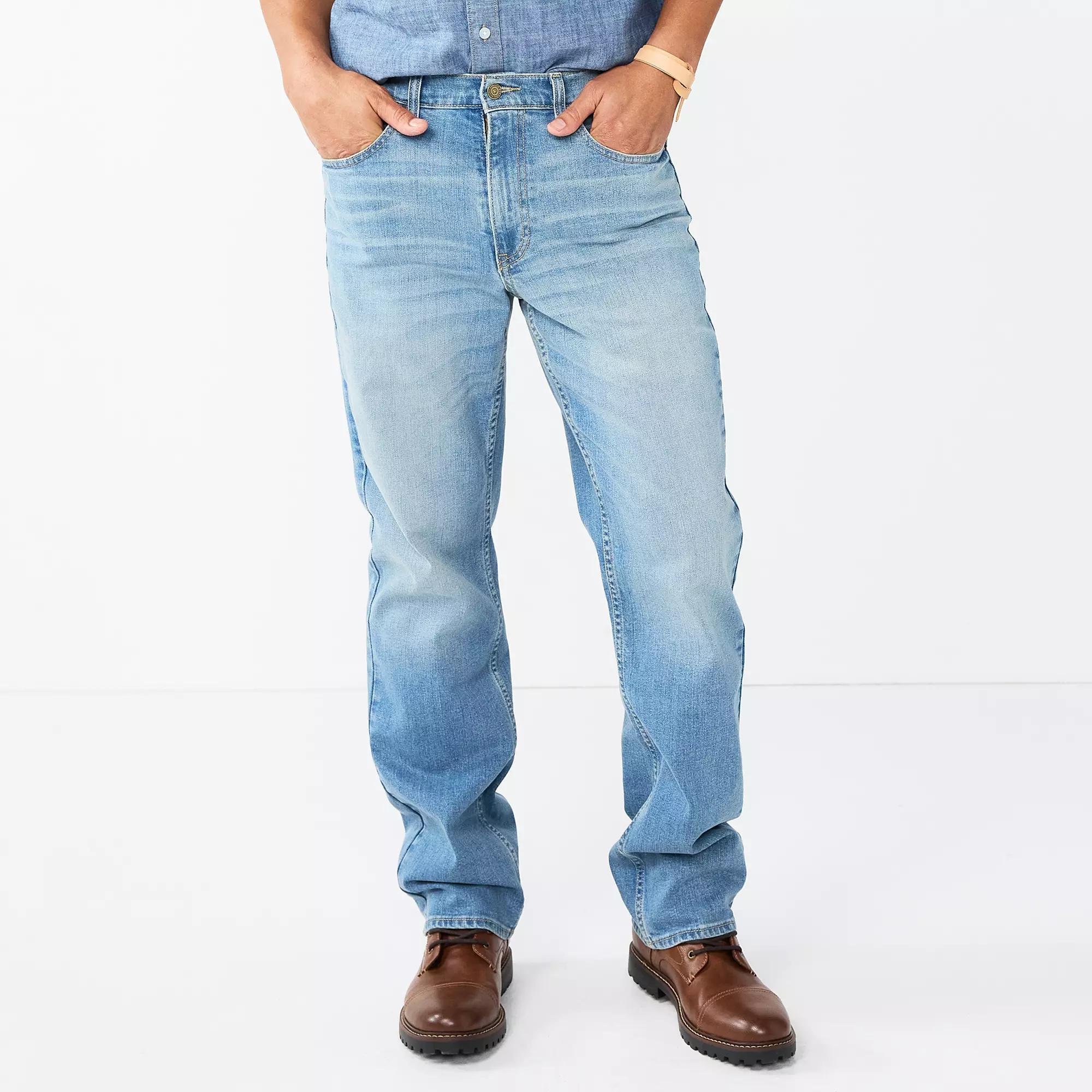 Men's Sonoma Goods For Life® Loose-Fit Jeans, Size: 32 X 32, Light Blue Product Image
