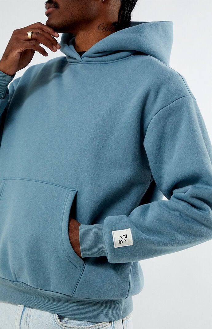 Men's Solid Pullover Hoodie - Product Image