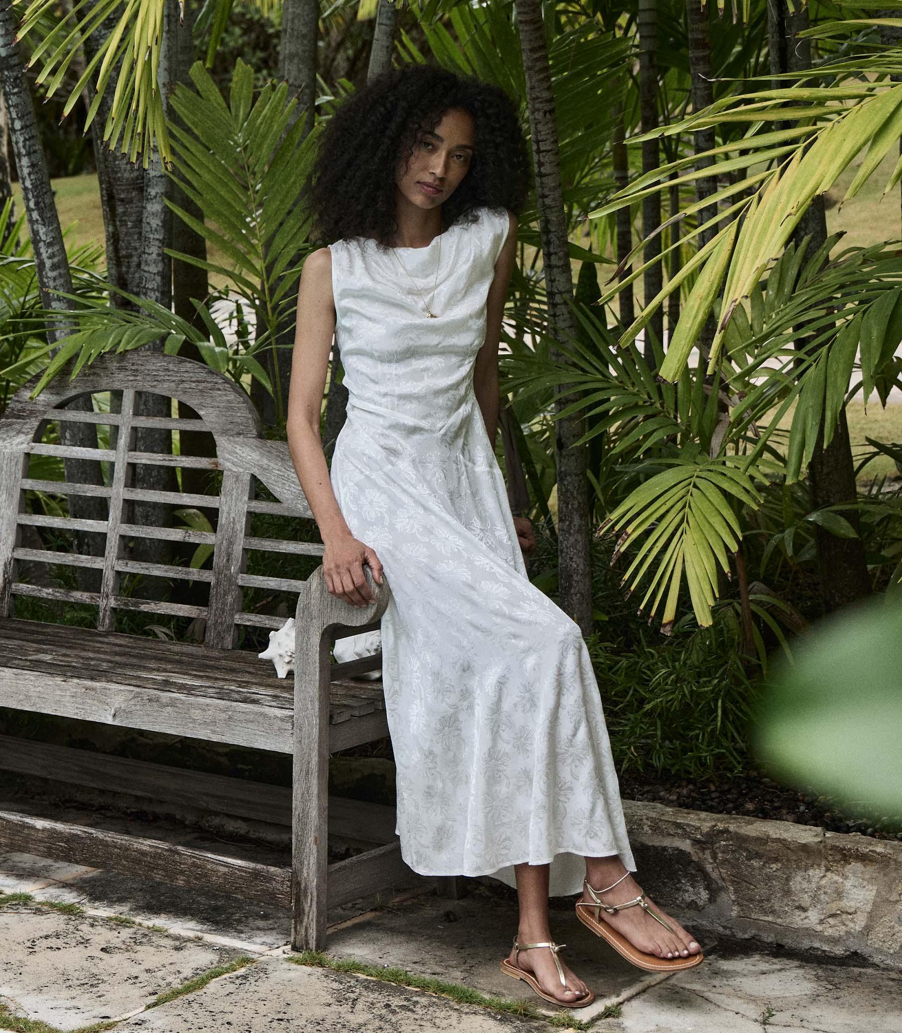 LOUISA DRESS -- SALT MARGUERITE JOLIE Product Image