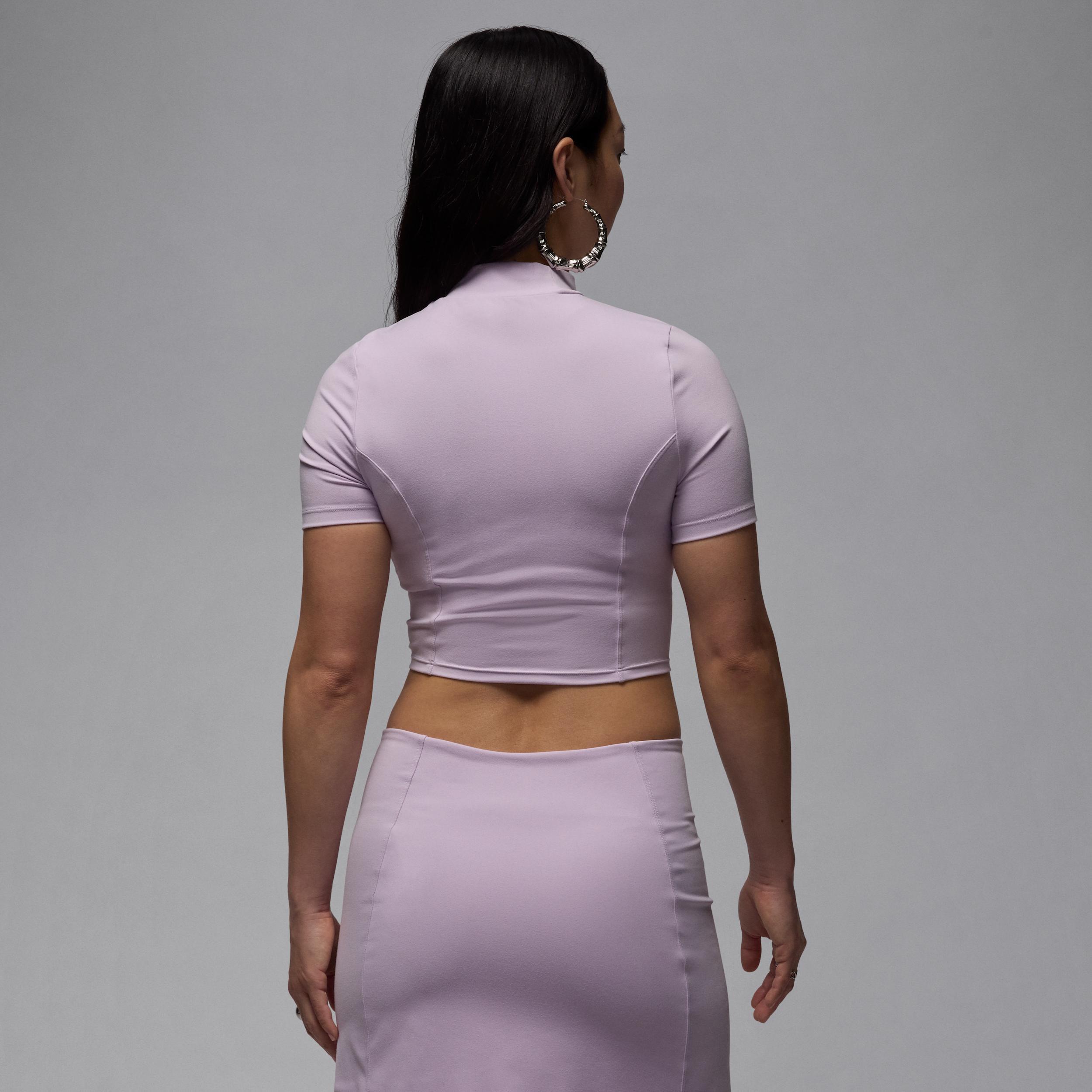 Women's Jordan Short-Sleeve Knit Crop Top Product Image