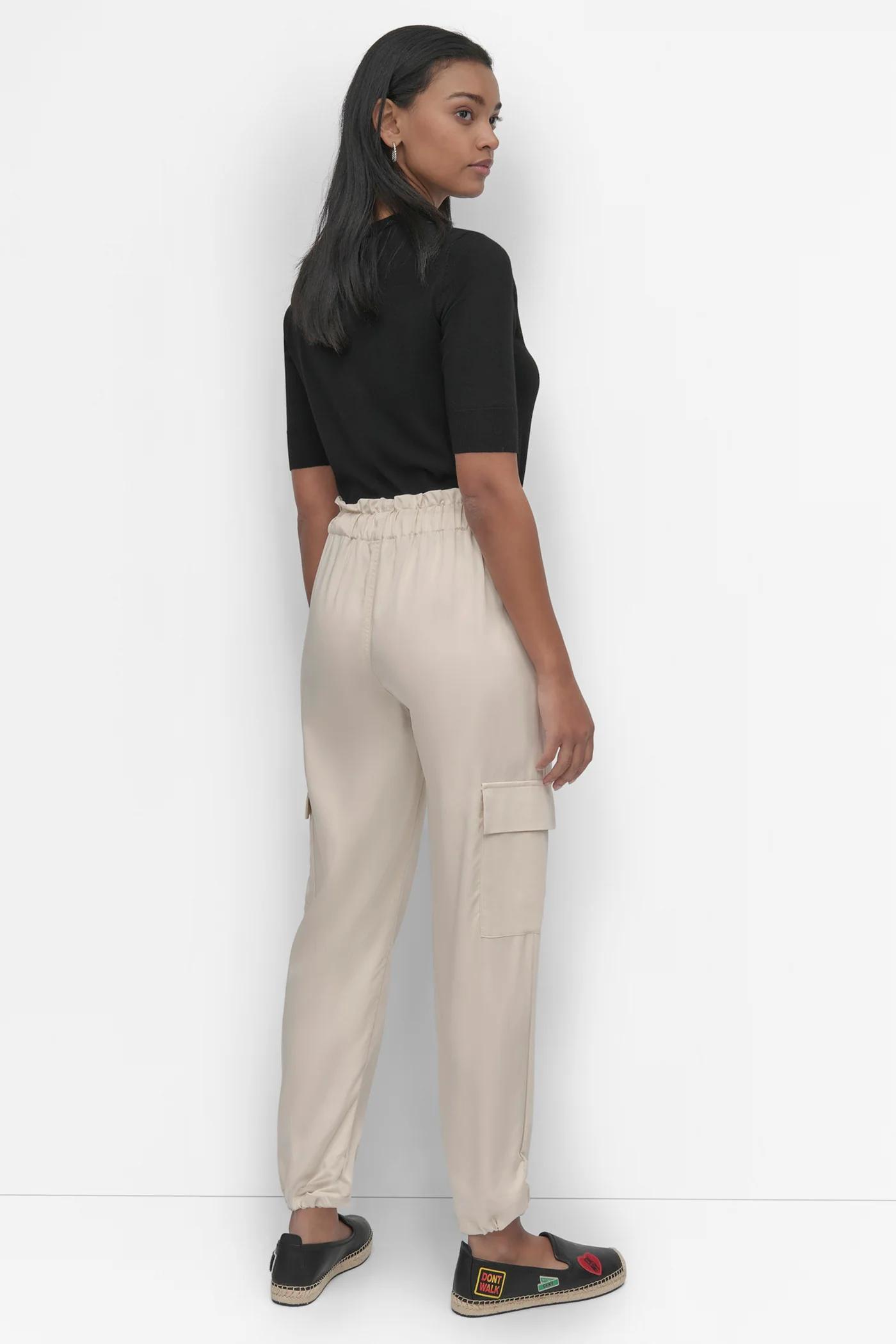 SOFT CARGO PANT WITH BUNGEE WAIST Product Image