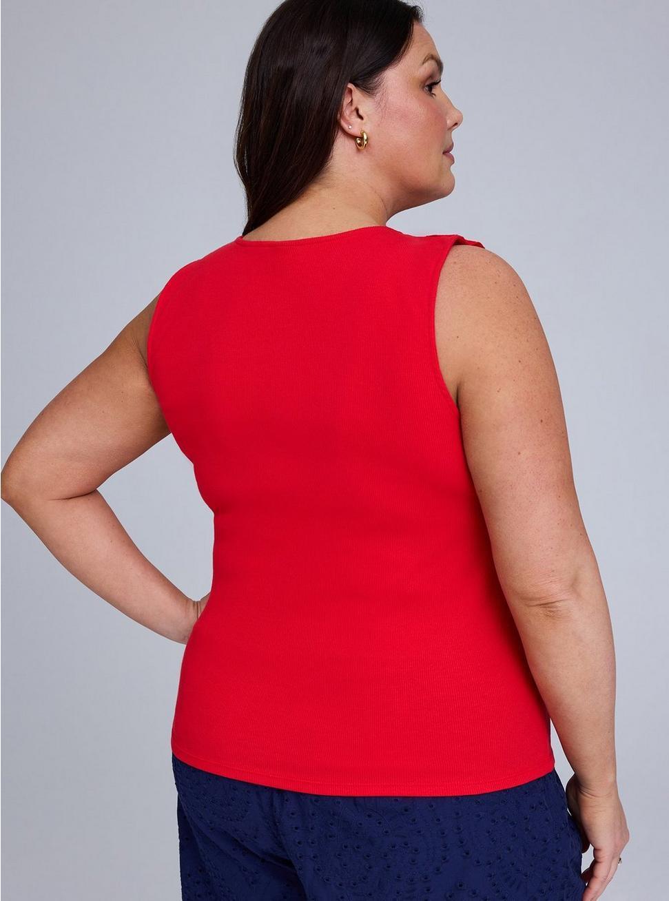 Belle Isle Eyelet Ruffle Tank Product Image