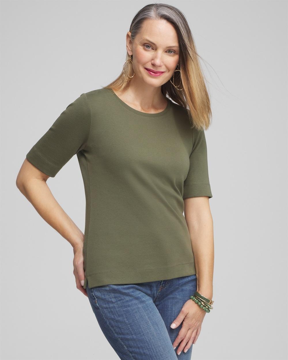 Everyday Elbow Sleeve Tee Product Image
