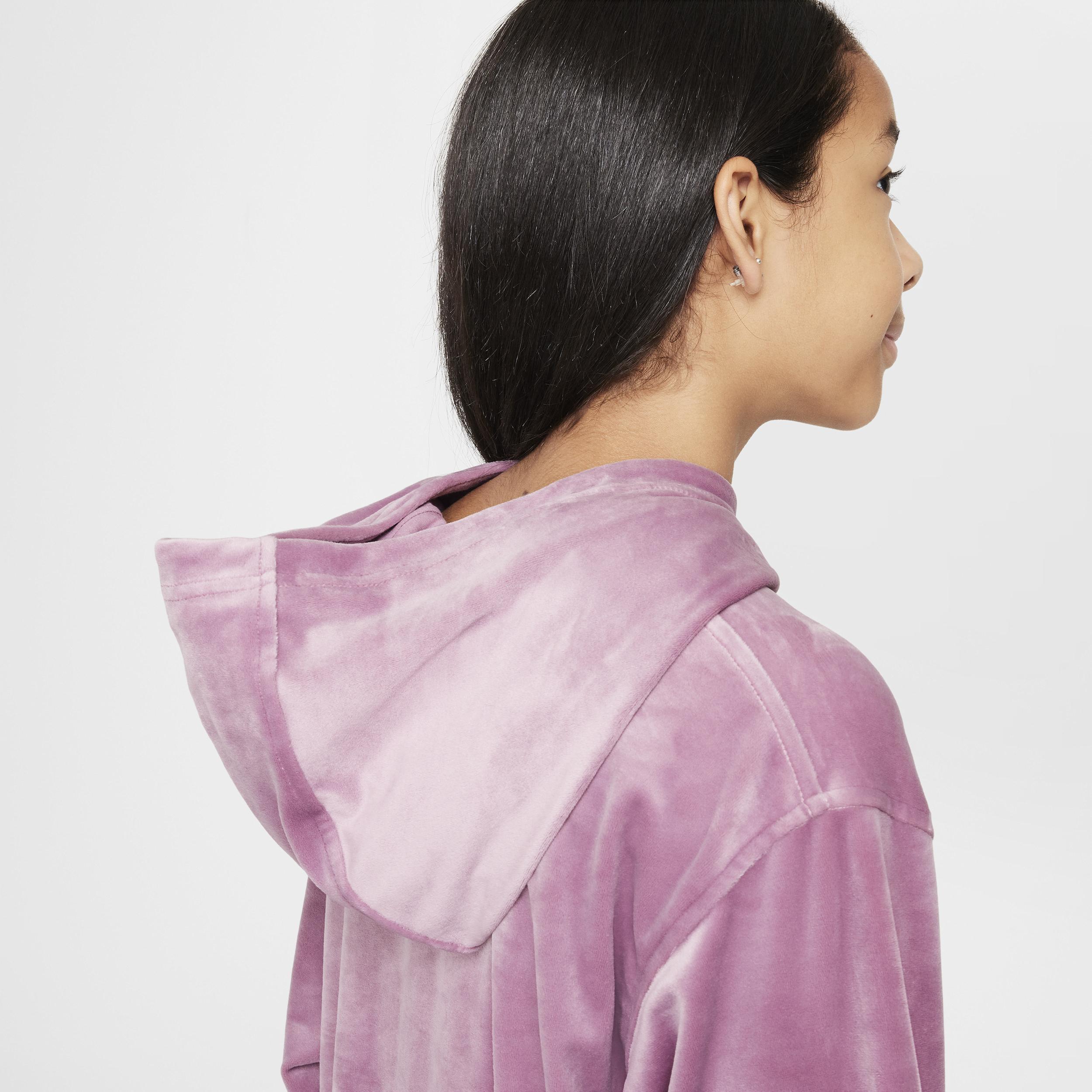 Nike Kids' Sportswear Hoodie in Plum Dust/Platinum Violet at Nordstrom, Size Xs Product Image